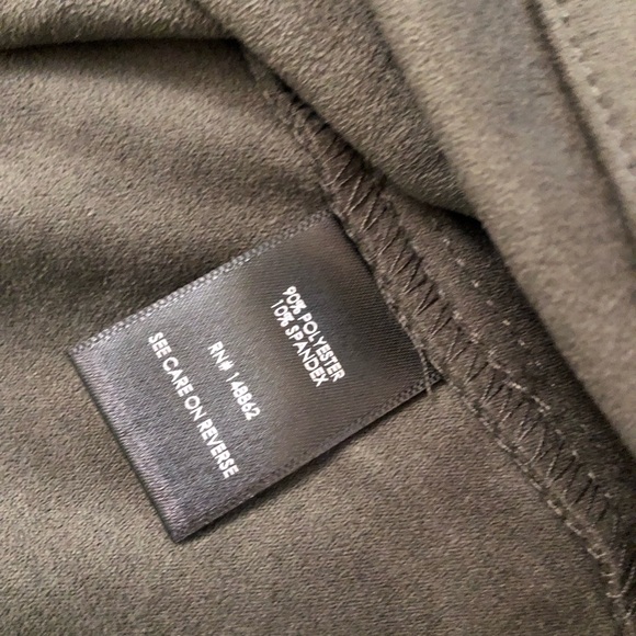 Torrid Fleece Velvet Utility Drawstring Lightweight Olive Green Shacket Jacket 2 - Picture 9 of 12